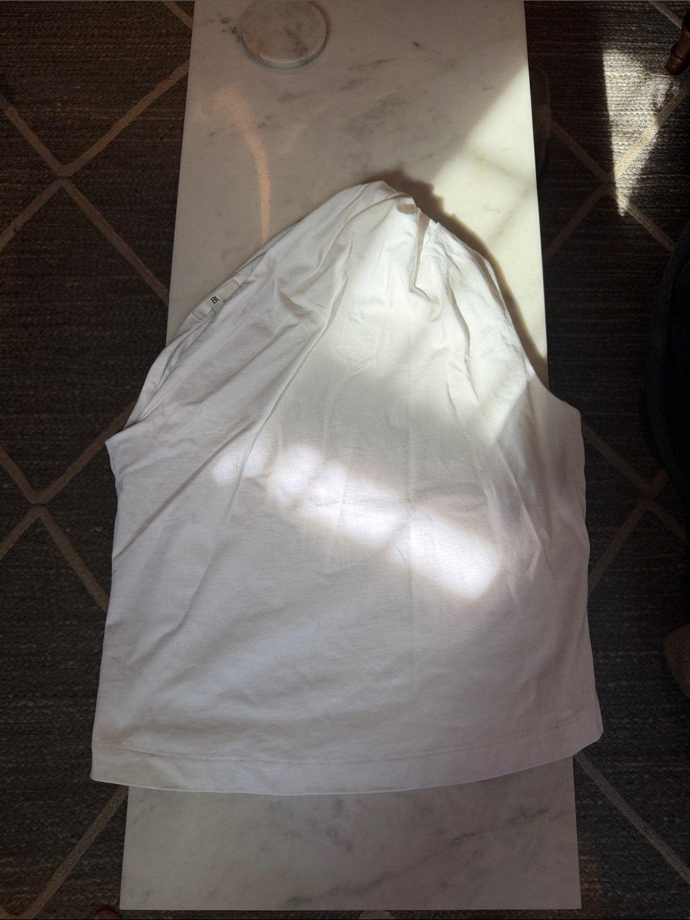 Banana Republic 100% cotton one shoulder tank